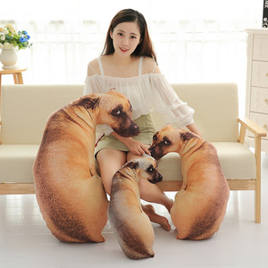 Peluche créative 3D Husky Corgi Chai Dog profilée, en tissu de coton PP, personnalisable, ODM, poupée de sommeil <span class=keywords><strong>pour</strong></span> chien, oreiller - Product Image 2