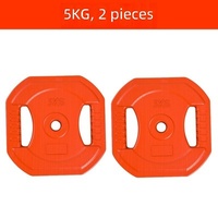 Barre droite de musculation unisexe pour entraînement personnel à domicile, avec poignées ergonomiques, en ciment écologique, pour squats et fitness en salle de sport