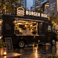 Enseigne LED 3D extérieure en acrylique pour kiosque de restauration rapide, chariot à café, enseignes lumineuses personnalisées en aluminium pour entreprises