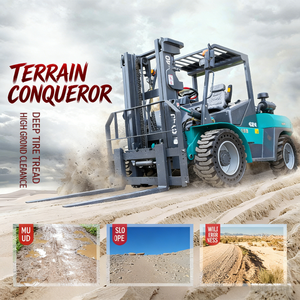 Montacargas Todoterreno Multifuncional Integrado, Transportador de Combustión Interna de <span class=keywords><strong>3</strong></span> Toneladas, Montacargas Diésel con Tracción en las Cuatro Ruedas - Product Image 3