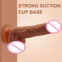 Télécommande, couleur chair, doux, réaliste, chauffant, télescopique, énorme dildo XXL, étanche IPX6, 9 modes de vibration, jouet sexuel pour femmes