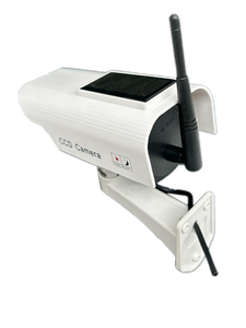 Pin năng lượng mặt trời được hỗ trợ nhấp nháy nhấp nháy <span class=keywords><strong>LED</strong></span> không ướt ngoài trời giả giả an ninh máy ảnh mô phỏng nhựa <span class=keywords><strong>Bullet</strong></span> Máy ảnh - Product Image 3