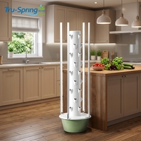 Système d'irrigation pour serre agricole verticale commerciale Tru-Spring, tour hydroponique automatique, culture verticale, anti-UV, HDPE/ABS