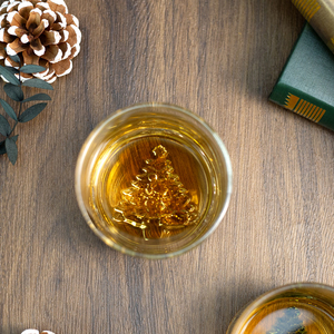 Nuova <span class=keywords><strong>collezione</strong></span> natalizia personalizzata Dign Whiskey Glass rock Tree Bottom Cup - Product Image 4