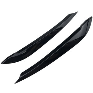 Czbx - Cache-phares en ABS noir piano pour Volkswagen Polo Plus 2019 - Modification extérieure - Product Image 1