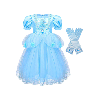 Costume de princesse pour filles, déguisement de Halloween pour enfants, robe de bal en polyester, inspirée <span class=keywords><strong>des</strong></span> films et séries télévisées - Product Image 1