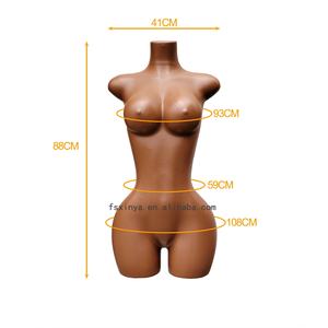 सूरजटन बड़ा स्तन गधा छोटी कमर कर्वी ब्राजीलियन महिला बैरल प्लास्टिक सेक्सी आधा मैनीकिन स्विमिंग सूट बिकनी पैंटी बेसन - Product Image 4