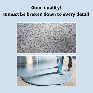 Revêtement de sol en béton de ciment sans solvant Matériau de construction décoratif composite antidérapant Peinture de sol en sable de couleur époxy - Product Image 4