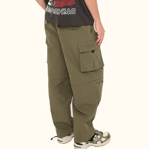 <span class=keywords><strong>Pantalon</strong></span> cargo <span class=keywords><strong>parachute</strong></span> <span class=keywords><strong>vert</strong></span> lourd décontracté à jambes larges <span class=keywords><strong>pantalon</strong></span> homme - Product Image 3