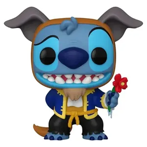 Funko Pop! Stitch As Beast #166 per l'artigianato in tessuto e tessuto in stile Costume Disney - Product Image 1