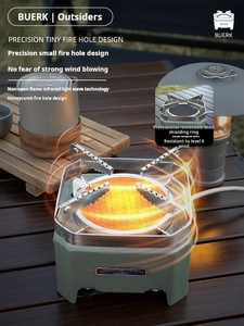 Estufa <span class=keywords><strong>de</strong></span> Gas <span class=keywords><strong>Butano</strong></span> Portátil para Exteriores AZ02, Cocina <span class=keywords><strong>de</strong></span> Camping Resistente al Viento con Encendido Piezoeléctrico, para Picnic, Barbacoa, Senderismo y Viajes - Product Image 5