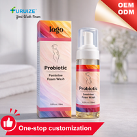 Nettoyant intime probiotique premium respectueux du microbiome, nettoyant vaginal équilibré en pH, lotion d'hygiène féminine pour peaux sensibles