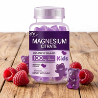 Venta Directa de Fábrica, OEM Disponible. Gomitas de Citrato de Magnesio Natural para el Sueño de los Niños Suplementos sin Melatonina para la Relajación Infantil