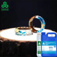 SANKIN cristal clair bricolage Art Transparent a B époxy artisanat bijoux époxy mastic époxy Kit résine époxy sans bulles résine époxy