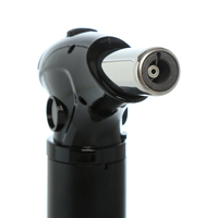 Briquet torche rechargeable Micro Butane Jet en métal avec logo personnalisé Style américain pour le camping, les voyages et les fêtes