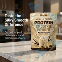 Poudre de Smoothie Protéiné Vanille 500g – Substitut de Repas Tout-en-un – Nutrition Quotidienne Complète – Fabricant de Sachets Personnalisés
