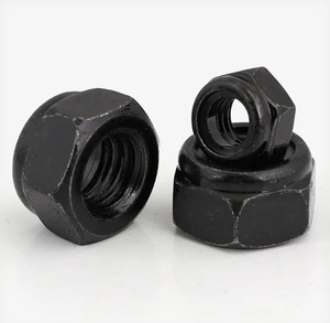 Mur baut kepala segi enam metrik baja tahan karat 304/316 dengan lapisan seng, sisipan nilon non-logam, sisipan segi enam tipis untuk industri berat - Product Image 1