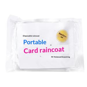 Impermeable Personalizado con Logotipo, Impermeable, Comprimido, Engrosado, de Plástico PE, Desechable, para Niños y Adultos - Product Image 5