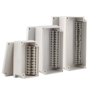 Boîte de jonction étanche IP67 en plastique ABS, boîte de dérivation de câbles extérieure résistante à la pluie, surface blanche scellée - Product Image 4