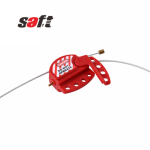 産業用の珍しいデバイス用の2mステンレス鋼スチールケーブルを備えたSaft調整可能な耐衝撃性ケーブルロックアウト - Product Image 4