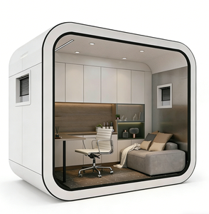 บ้านพักตากอากาศทรงแอปเปิ้ลแบบประหยัดพลังงานและมีฉนวนกันความร้อน เหมาะสำหรับพื้นที่ทำงานระยะไกลและบ้านพักสำหรับแขกในสวนหลังบ้าน - Product Image 3