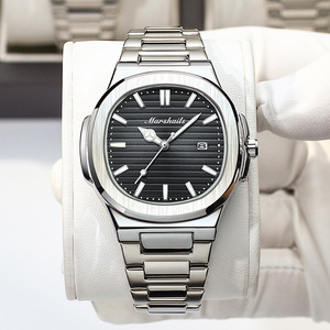 Bracelet de montre élégant en quartz de style mode, bracelet de remplacement étanche pour montres mécaniques et à quartz pour hommes et femmes - Product Image 2