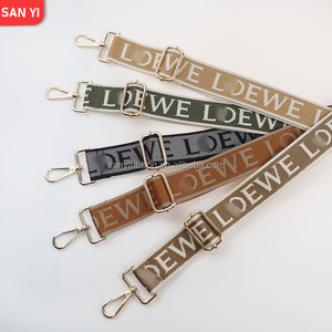 <span class=keywords><strong>LO</strong></span> EWE Dames 100% Polyester Jacquard Verstelbare Schouderbanden Stijlvolle Letters Hot Selling 38mm Schouderband voor Tassen - Product Image 5