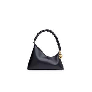Bolso de hombro suave para mujer Star with the Same, pequeño, trenzado, con diseño de frijol dorado, para llevar bajo el brazo - Product Image 1