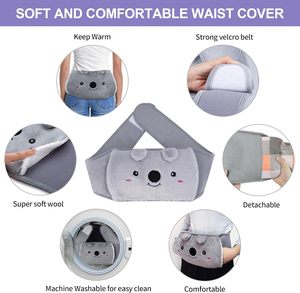 New Arrivals Hot Water <b>Bottle</b> Winter <b>Warm</b> 1L Rubber Hot Water Bag With Soft Plush Waist Belt - Product Image 3