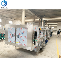 Machine de pasteurisation tunnel industrielle entièrement automatique en acier inoxydable 304 pour la pasteurisation des jus, des aliments en conserve/en bouteille/en sachet