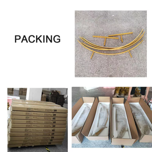 BLN Balloon Garland Holder struttura di sfondo cerchio di <span class=keywords><strong>ferro</strong></span> oro bianco floreale rotondo arco <span class=keywords><strong>in</strong></span> metallo forniture per matrimoni supporto per palloncini - Product Image 6