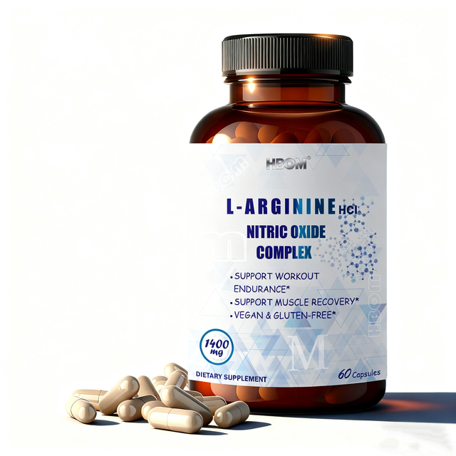 OEM Improve Endurance Prework Nitrous Oxide Supplements for Men Powerful L-Arginine 1400mg Capsules