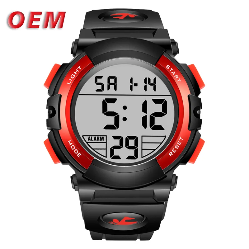 Reloj tipo LHOTSE 3032 OEM, reloj deportivo de moda para hombre con pantalla grande, reloj digital resistente al agua y a prueba de golpes para hombre