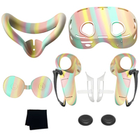 Kit de couverture en silicone protecteur VR vente chaude pour Meta Quest 3S VR accessoires masque facial et ensemble de couvertures de contrôleur pour Quest 3s