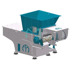 Trituradora de Material sólido y plástico duro, máquina trituradora de tela de un solo eje, 2500 kg/h