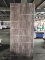 Panneau mural de douche en PVC gris béton marbré 1/1,2 m, qualité supérieure, imperméable, finition UV, panneau décoratif pour salle de bain