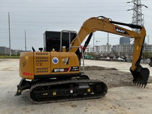 Miniexcavadora Sany SY75C Pro Usada, Pocas Horas de Trabajo, Buen Estado, Marca China, Excavadora Pequeña - Product Image 4