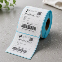 1000 PCS Stiker Printer Thermal Anti Minyak Perekat Sendiri 60x40mm Label Barcode untuk Penggunaan Promosi Industri Supermarket