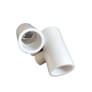 Supply Chicken PVC Tee Fittings Poultry Auto-Fill Water Cups Automatic Watering Horizontal Rabbit Nipples