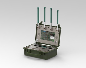 เครื่องตรวจจับความปลอดภัยแบบพกพาเครื่องตรวจจับโดรน30MHz-6GHz ย่านความถี่5km รัศมี30 + drones ตรวจจับพร้อมกัน360 ° เต็มน่านฟ้า - Product Image 3