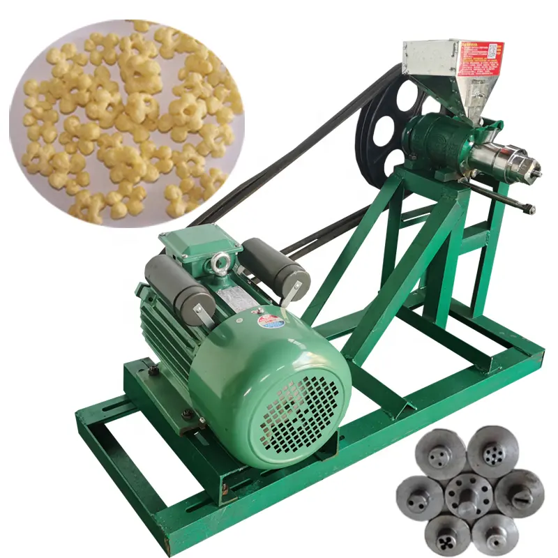 Máquina de arroz inflado Popper Popcorn Maker Extruido Snack Mini Food Corn Puff Extrusora