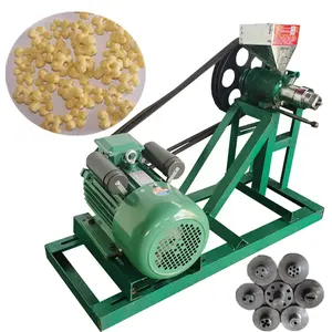 Puffed rice machine popper popcorn maker extruded snack mini food corn puff extruder machine