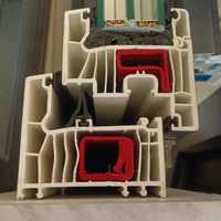 Porte battante en PVC double vitrage trempé insonorisée, résistante à l'humidité et à la rouille pour maison résidentielle