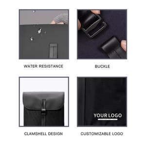 Sac à dos pour ordinateur portable extensible de luxe, grande capacité, antivol, design géométrique personnalisé, décontracté, sportif, imperméable, pour l'université - Product Image 4