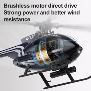Nouvel Hélicoptère RC Coaxial 6 Canaux 4 Pales K300 2026 2.4G, Modèle d'Avion Électrique 6CH 450 Classe RTR, Jouet Télécommandé Amélioré - Product Image 6