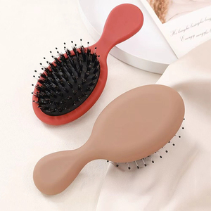 निजी लेबल कस्टम उच्च गुणवत्ता वाली वायु कुशन कंघी मालिश मिनी शिशु गोल बालों के साथ बालों के ब्रश - Product Image 2