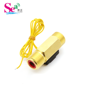 สวิตช์ควบคุมการไหลของน้ำ Dijiang Brass Copper Flow Switch 0-220V Hall Effect Flow Sensor Switch 1.5-30L/min G1/2 G3/4 Thread 50W สำหรับปั๊มน้ำร้อน - Product Image 6