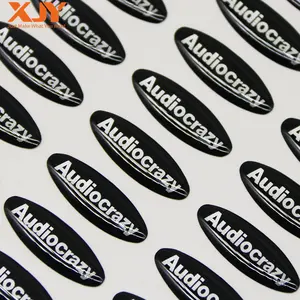 XJY Customised Waterproof Self Adhesive Cartoon Company Business Brand Label Design Die Cut Sticker With Logo Printing