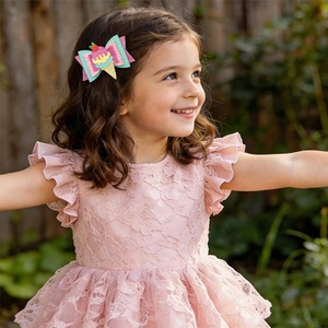 Pince à cheveux en tissu motif crème glacée, bandeau doux pour bébé, pince à bec de canard décontractée en cuir PU à motif pailleté, écologique - Product Image 5