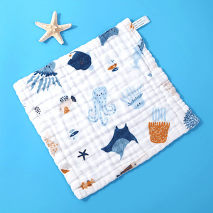 Khăn Muslin Cotton Hữu Cơ Cho Em Bé Sơ Sinh Vải Ợ 30X30Cm 25X50Cm Khăn Muslin 100% Cotton Tùy Chỉnh Cho Em Bé Vải Ợ - Product Image 5